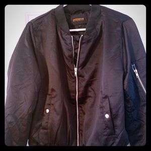 Black Bomber Jacket
